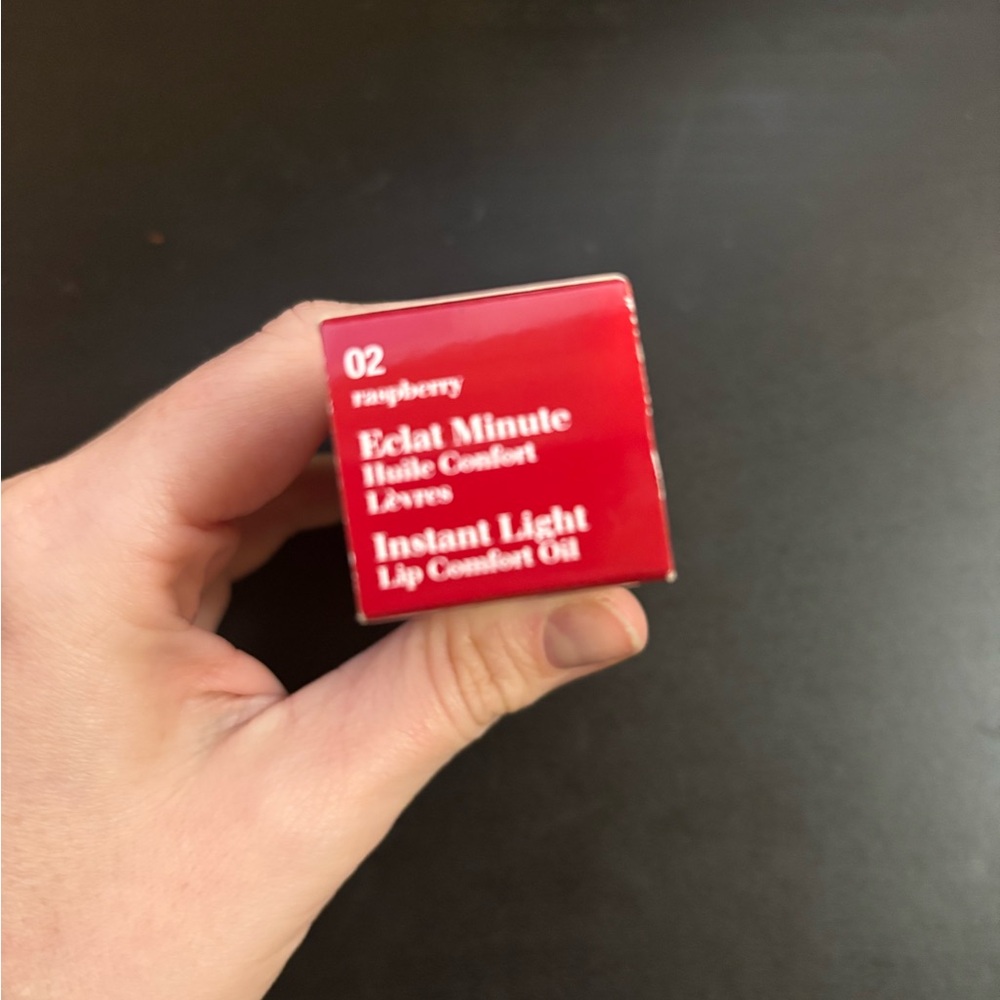 NIB Clarins Raspberry Lip Comfort Oil! - Picture 3 of 3